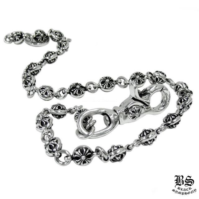 クロムハーツ クロスボール ウォレットチェーン #2 1クリップ ロング 925シルバー｜クロムハーツ公式アウトレット