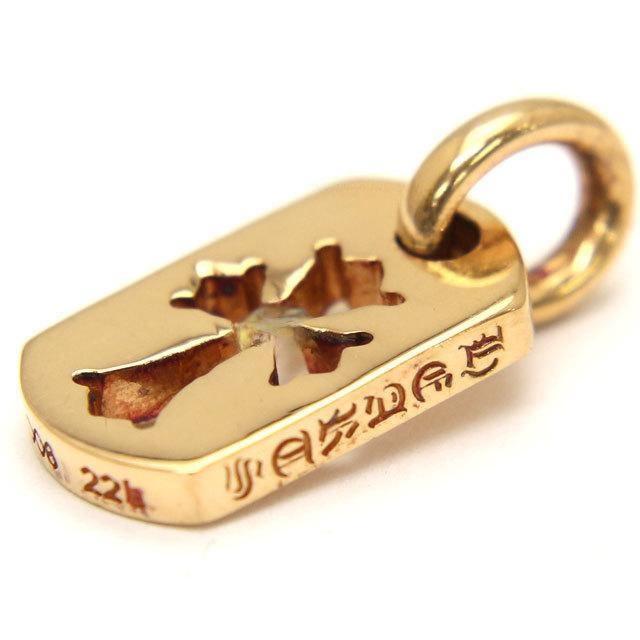 クロムハーツ カットアウトクロスドッグタグ withダイヤモンド タイニー 22K｜クロムハーツ公式アウトレット