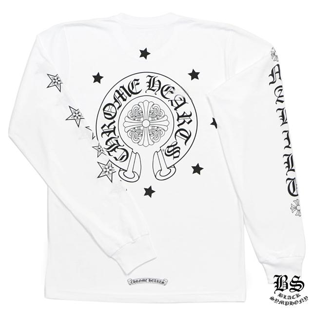 クロムハーツ ロングTシャツ ホースシュー&スター ホワイト｜クロムハーツ公式アウトレット