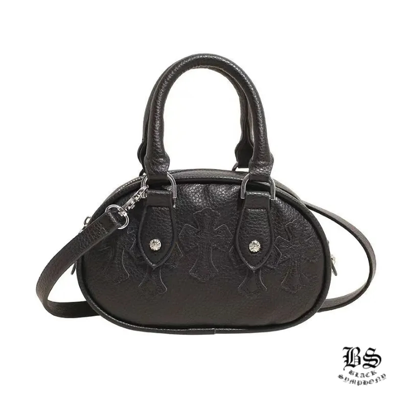 CHROME HEARTS+ セメタリークロスレザー MINI BAG BLK｜クロムハーツ公式アウトレット