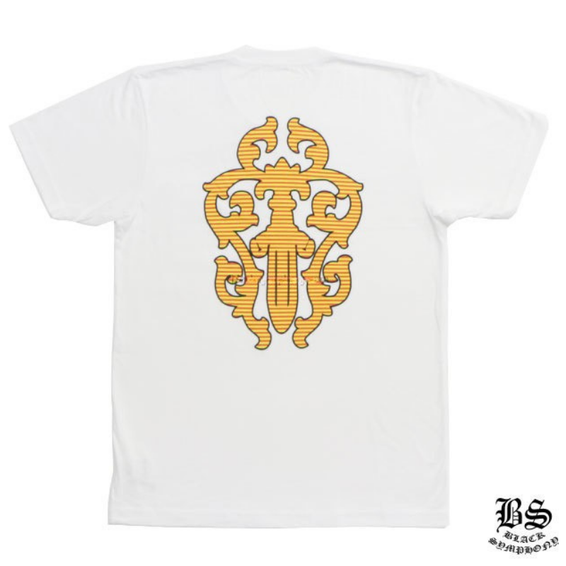 クロムハーツ Tシャツ ヘアリーダガー ヤイクスストライプ ホワイト｜クロムハーツ公式アウトレット