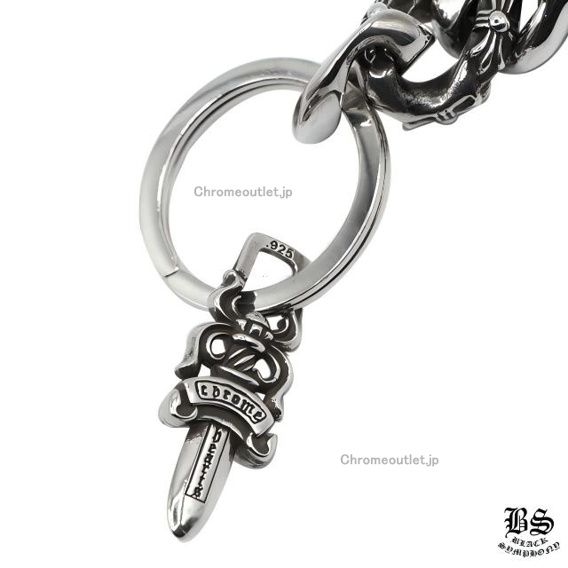 クロムハーツ キーリング ショート ファンシーチェーン 2リンク 925シルバー｜クロムハーツ公式アウトレット