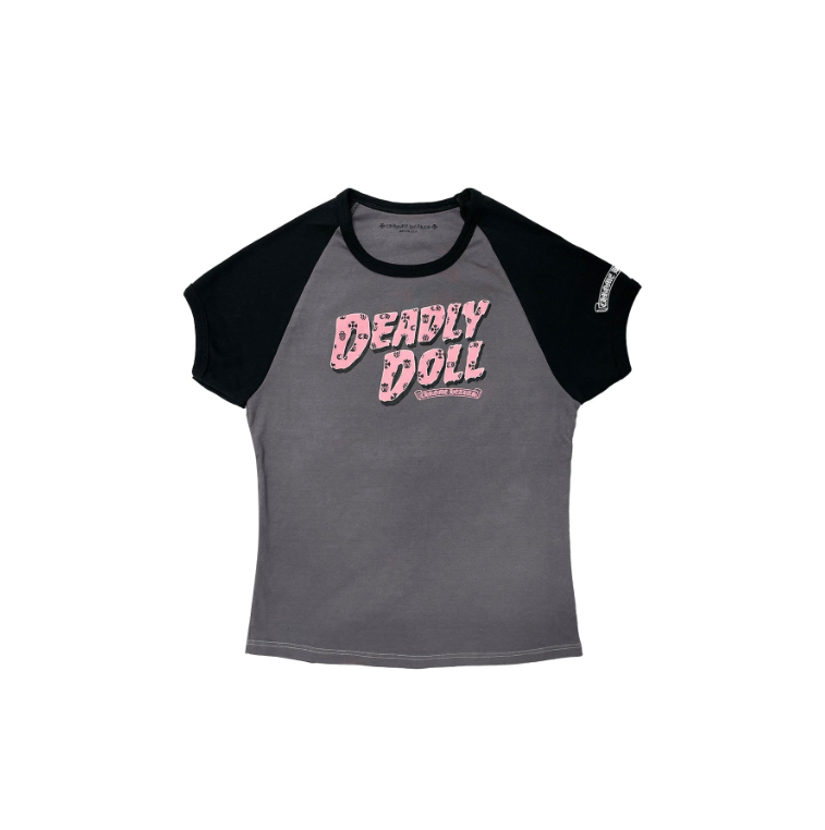 クロムハーツ デッドリードール ヴァインハート クロップド半袖Tシャツレディース｜存在感を纏う人気Tシャツ