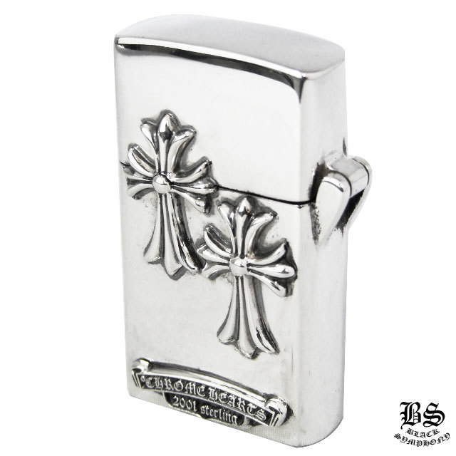 クロムハーツ CHクロス Zippo タイニーダブルクロス スリム V2 シルバー|クロムハーツ公式アウトレット