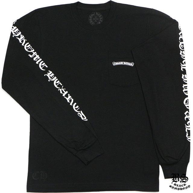 クロムハーツ ロングTシャツ スクロールラベル ブラック｜クロムハーツ公式アウトレット